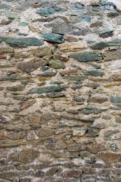 Close-up zicht op de oude stenen muur — Stockfoto