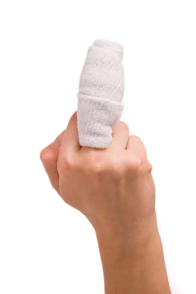 Beyaz tıp bandaj — Stok fotoğraf