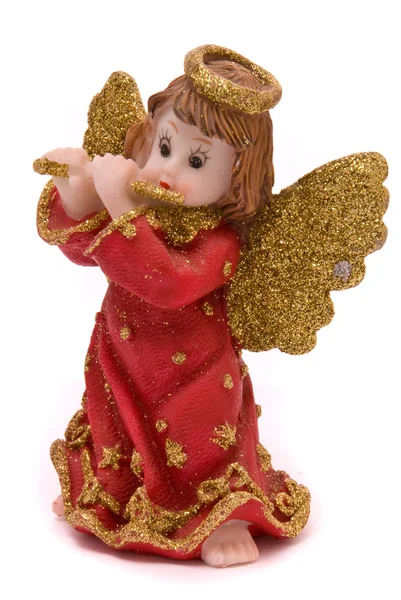 Рождественская кукла ангел — стоковое фото