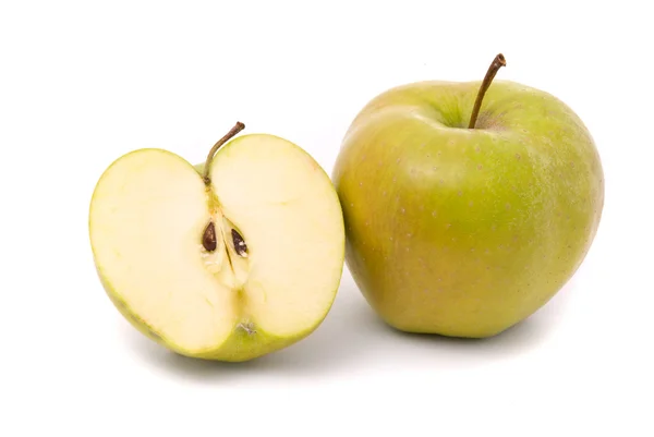 Olgun elma yeşil — Stok fotoğraf