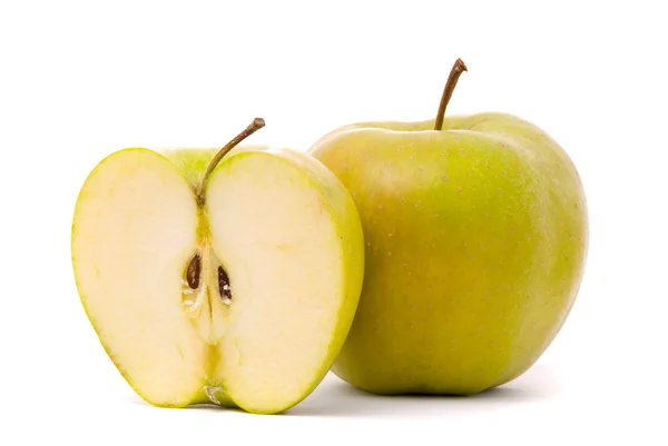 绿色熟透的苹果 — 图库照片