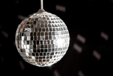 Disco ball with lights clipart