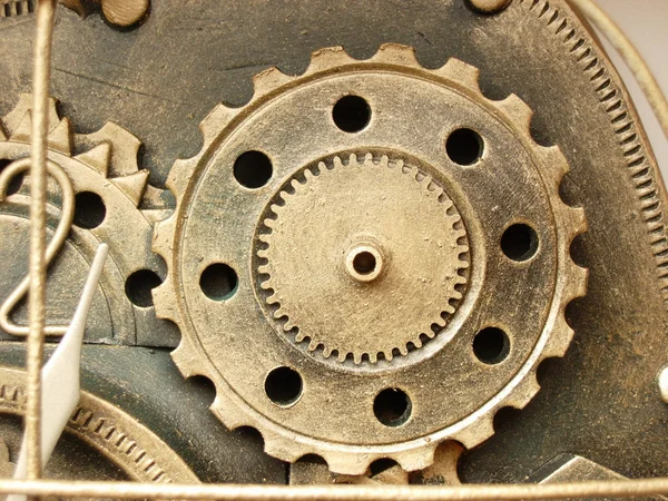 Gears from old mechanism — Stockfoto