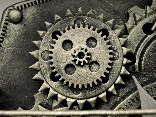 Gears from old mechanism — Stok fotoğraf