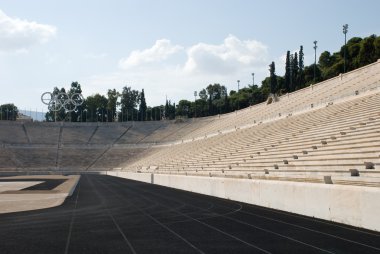 Atina'da ilk Olimpiyat Stadı. Yunanistan
