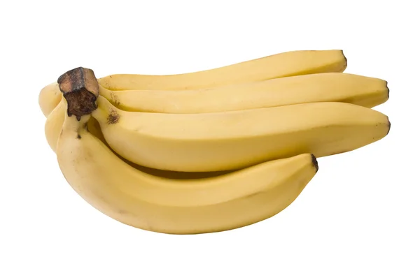 Bananas em um fundo branco — Fotografia de Stock