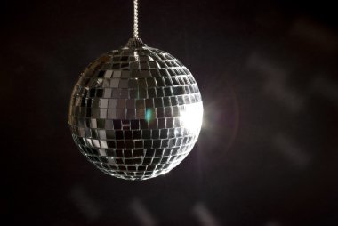 Disco ball with lights clipart