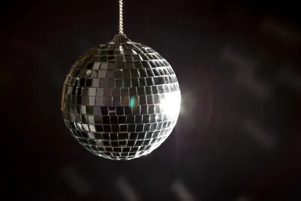 Disco ball with lights — Stock Photo, Image