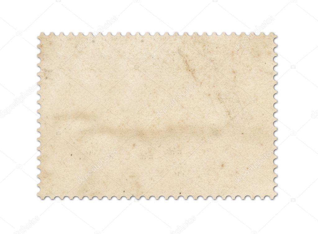 Blank post stamp S