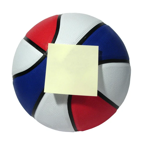 Basket boll. isolerad på vit — Stockfoto