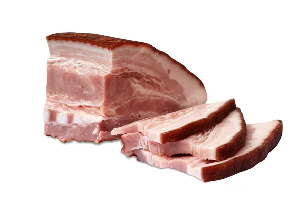Fleisch isoliert auf weiß — Stockfoto