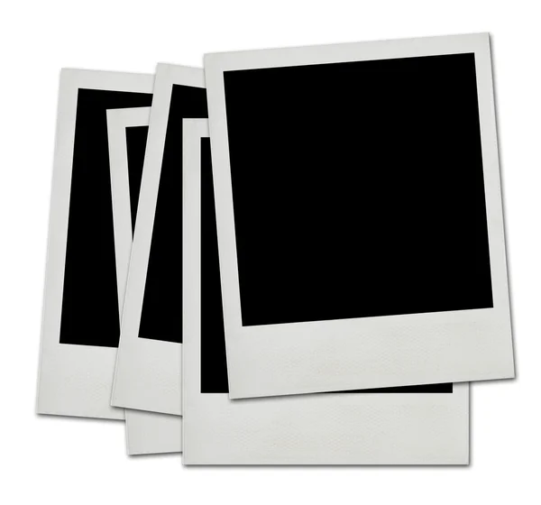 Puste zdjęcia instant na białym tle — Zdjęcie stockowe
