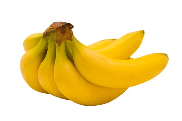 Ramo isolado de bananas — Fotografia de Stock
