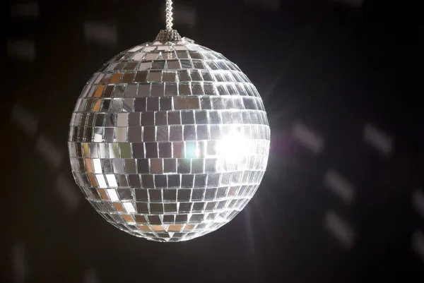 Disco ball with lights — Stock Photo, Image