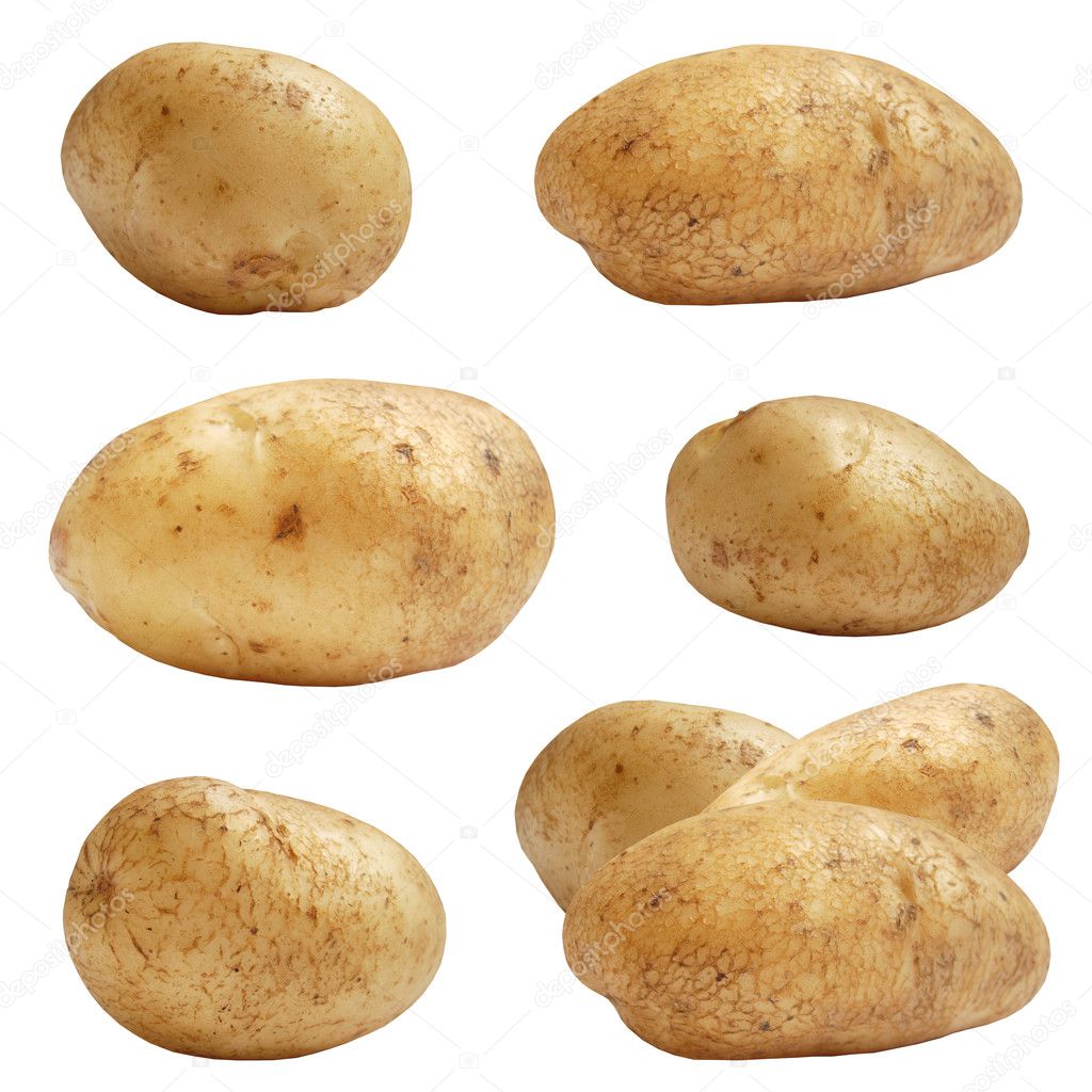Isolated potatoes