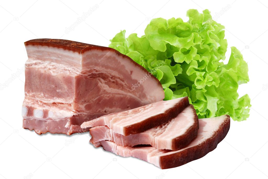 Meat isolated on white