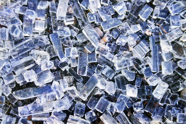 Texture of smashed glass — Stock Photo, Image