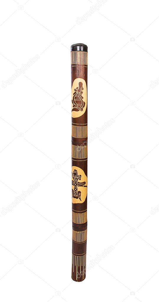 Didgeridoo isolated
