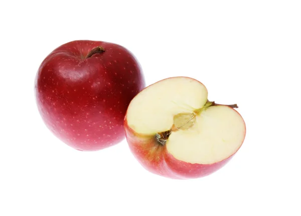 Izole kırmızı elmalar — Stok fotoğraf