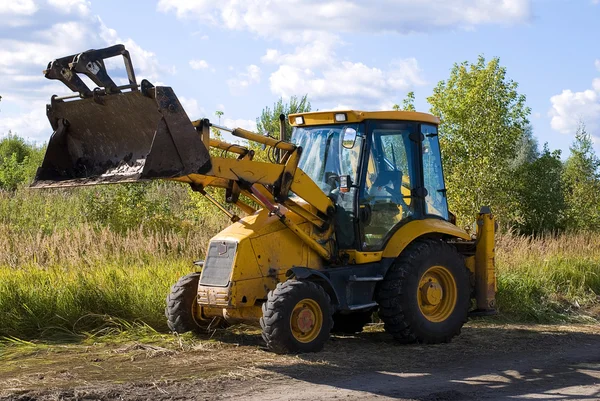 Wheel loader bulldozer — Stockfoto