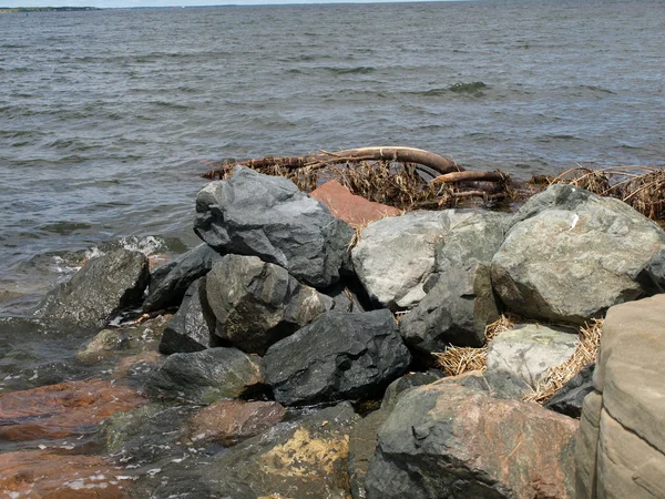 Rocas en la orilla —  Fotos de Stock