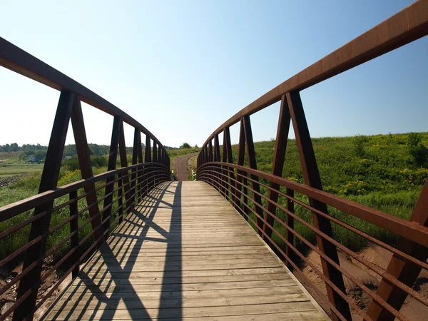 Gyalogos híd Stock Kép
