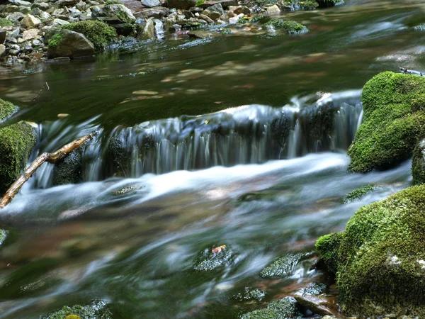 Cachoeiras em verde . — Fotografia de Stock