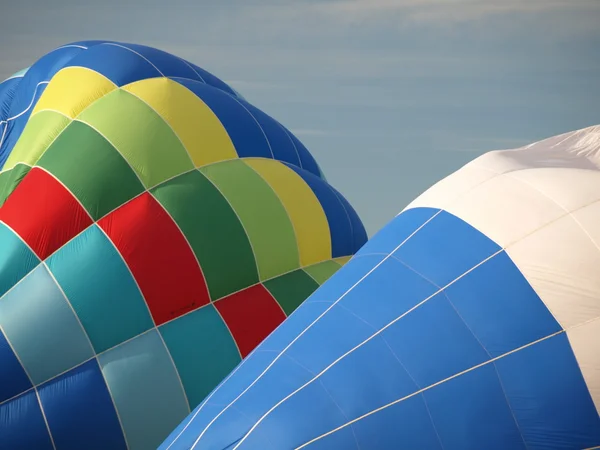 Barevné horkovzdušné balónky. — Stock fotografie