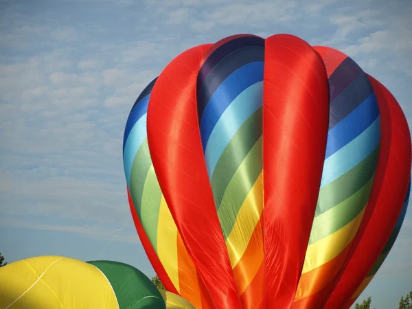 Barevné horkovzdušné balónky — Stock fotografie