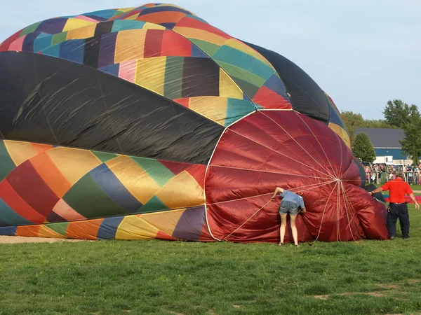 Sıcak hava balonu doku — Stok fotoğraf