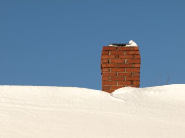 Santa's chimney clipart