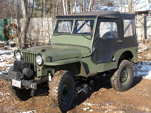 stock image 1947 Military jeep