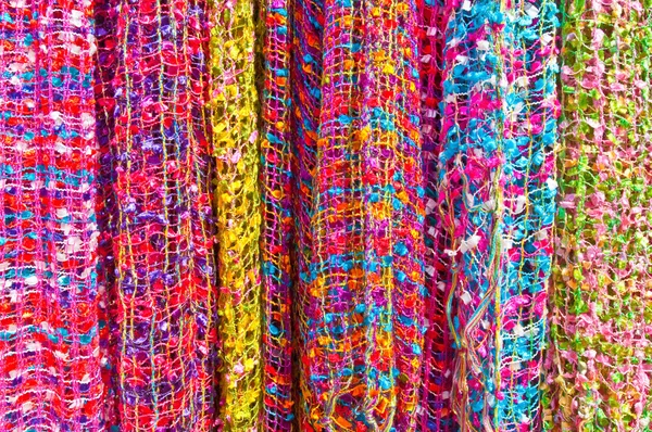 Красочные шарфы . — стоковое фото