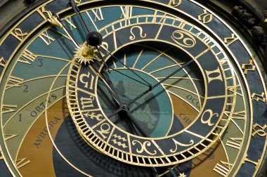 Prague's Astronomical Clock clipart