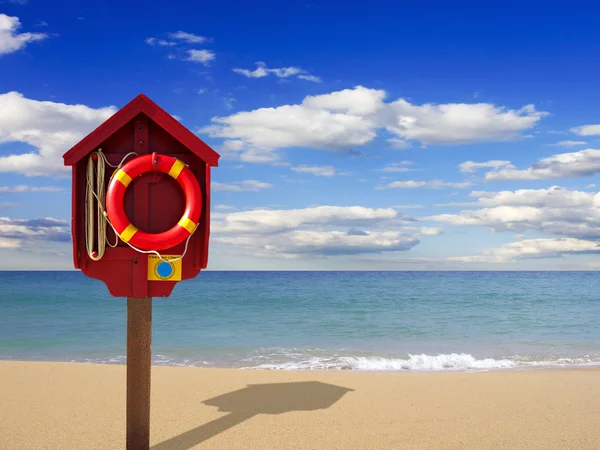 Safety on the beach — Stock Photo, Image