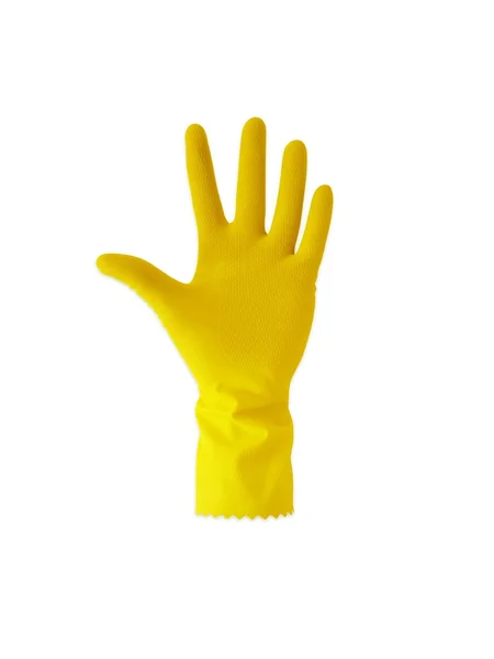 stock image Yellow cleaning glove