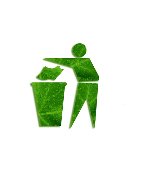 回收符号 — 图库照片