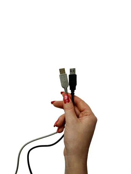 USB καλώδια — Φωτογραφία Αρχείου