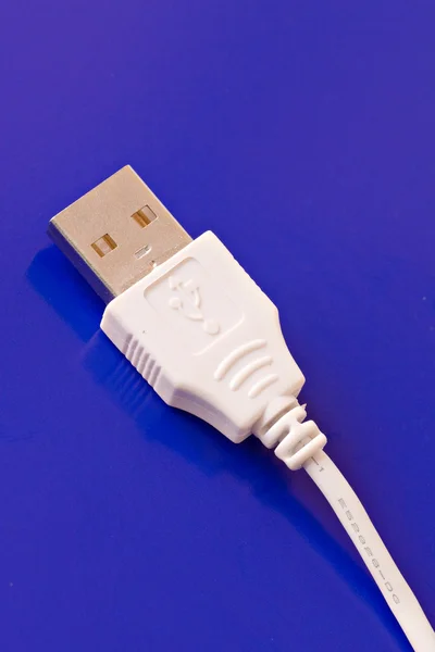Close-up de um cabo USB — Fotografia de Stock