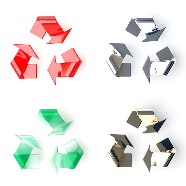 stock image RECYCLING 3D SYMBOL