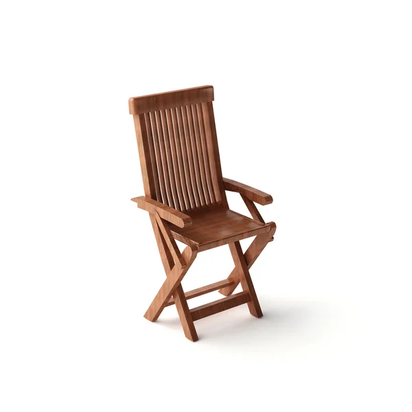 3d Holz Stuhl — Stockfoto