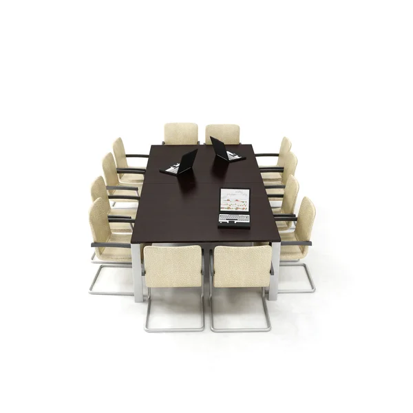3d office meeting room — Stock Photo, Image