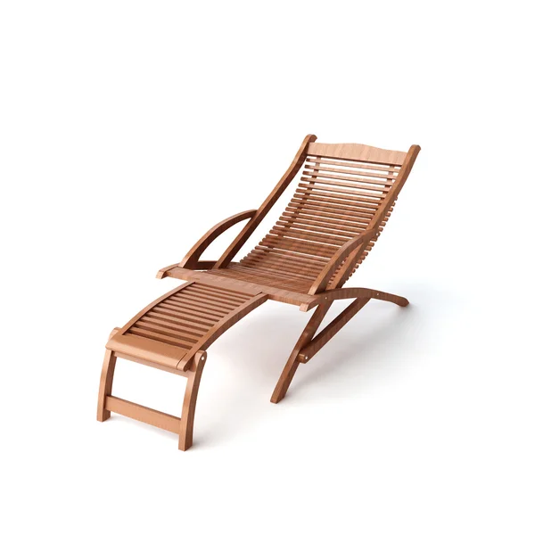 木制躺椅 — 图库照片