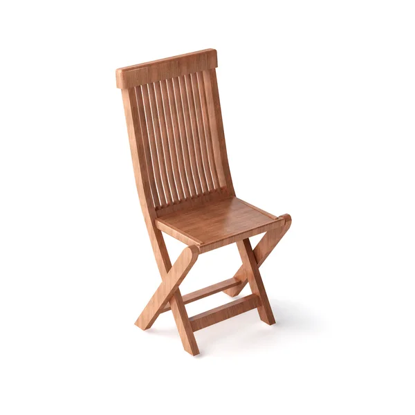 3D dřevěné židle Royalty Free Stock Obrázky