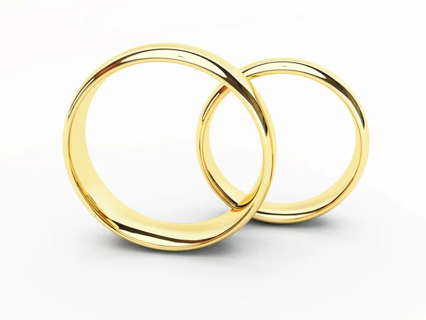 Anéis de casamento de ouro Fotos De Bancos De Imagens