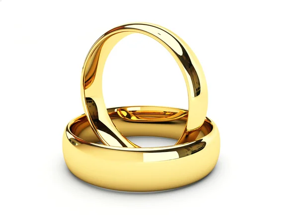Anéis de casamento de ouro Fotos De Bancos De Imagens Sem Royalties