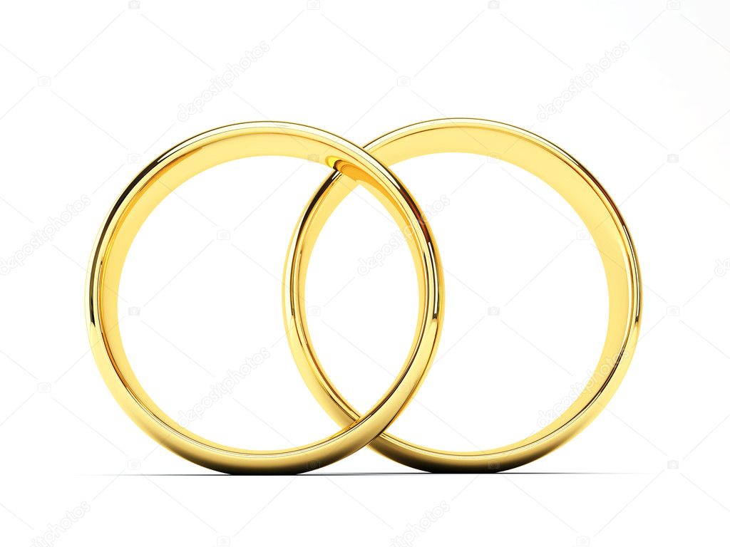 Gold Wedding Rings Stock Photo By Sprinter