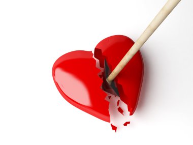 Broken heart clipart