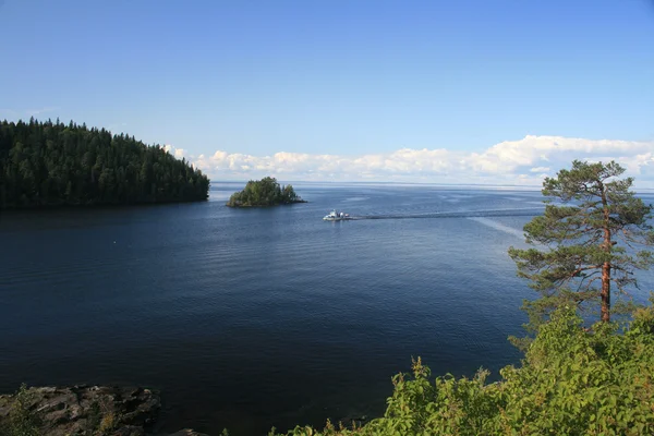 O maior lago da Europa Ladoga — Fotografia de Stock