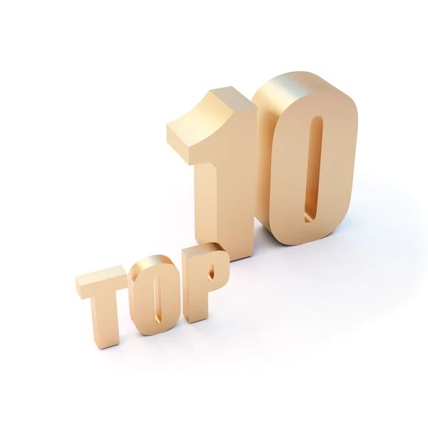 stock image Gold top 10